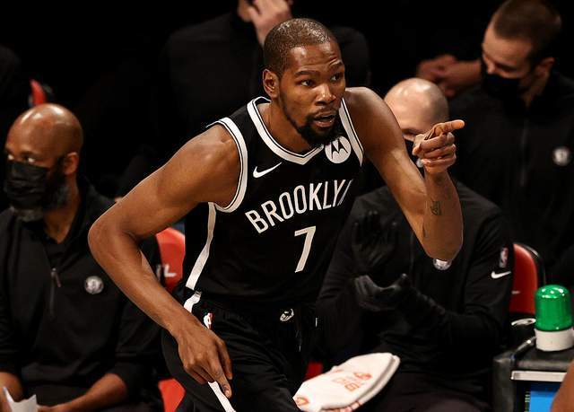  杜兰特复出砍37分篮网终结勇士连胜  